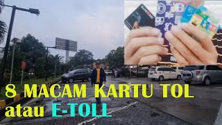 8 Types of E-Toll & Test Cards: E-Money, Flazz, Brizzi, Tapcash / Jaklingko, Jakcard and Indomare...