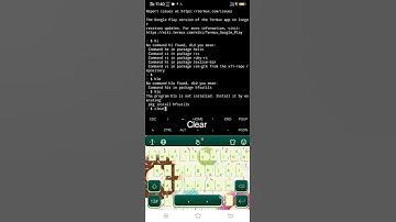 How to clear screen in termux