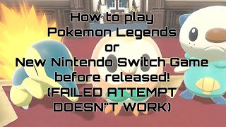 Rage Tutorial (FAILED) - How to Play Pokémon Legends: Arceus (Nintendo Switch) Early Before Release
