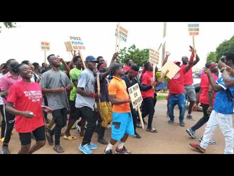 Navrongo Youth Demonstrate Over Uncompleted Stadium