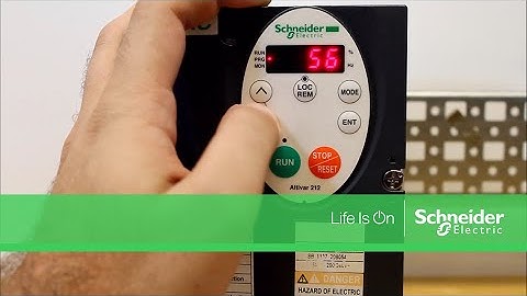 Programming Altivar 212 Drive for Freewheel Stop Type | Schneider Electric Support