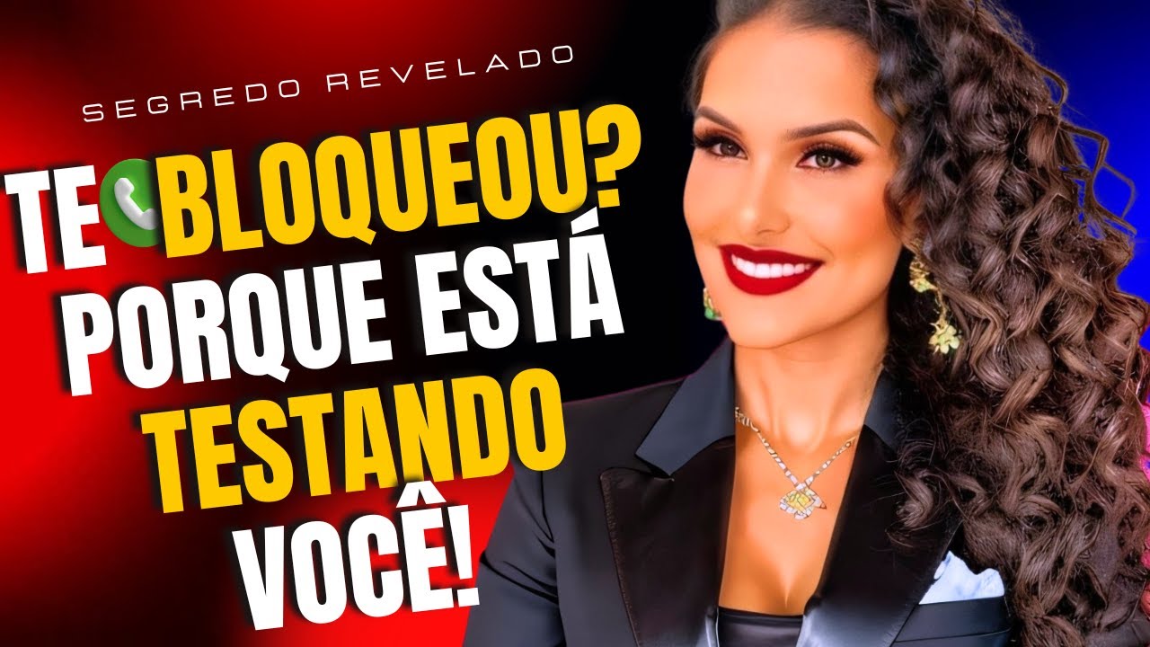 SINAIS QUE ELE(A) TE BLOQUEOU NO WHATSAPP PORQUE ESTÁ TE TESTANDO