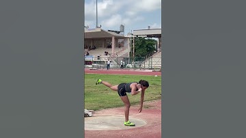 Shot put throw girl 😱#shortvideo #champion