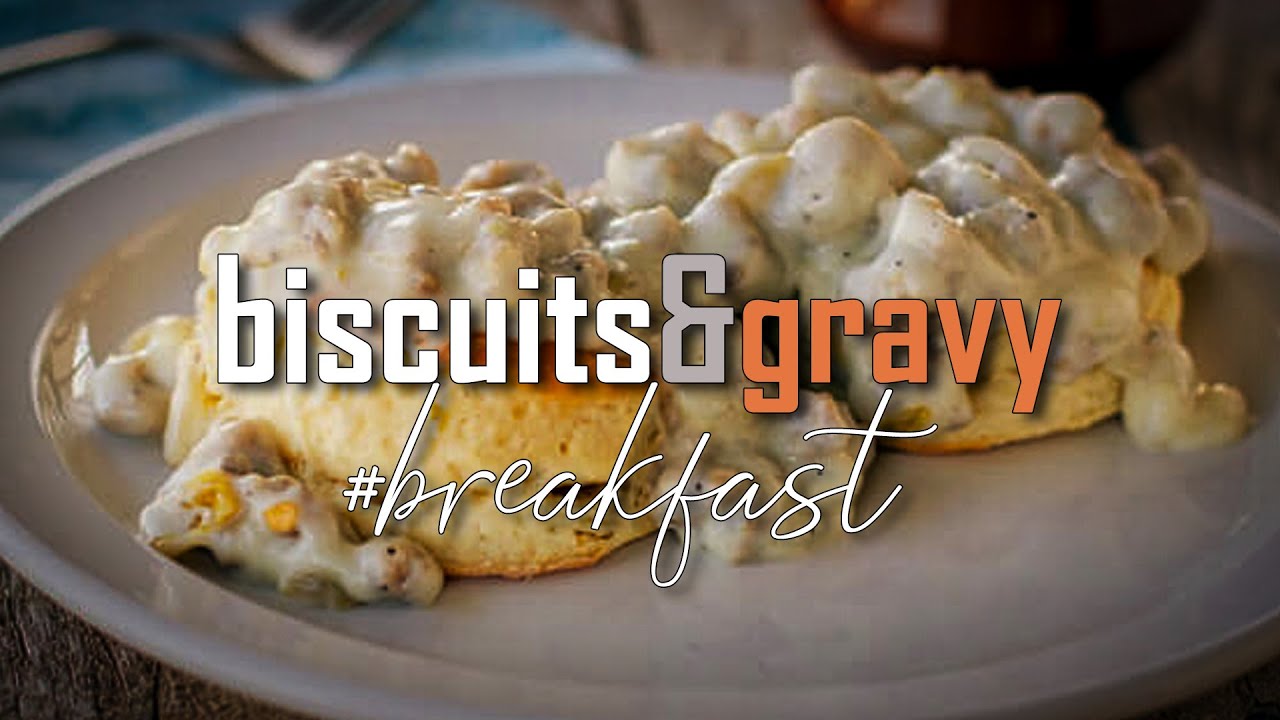 Biscuits and Gravy on the 22 Blackstone Griddle YouTube