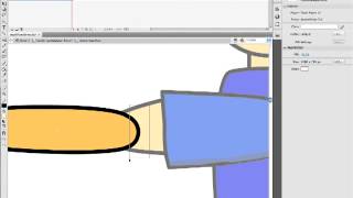 Changing Shape of the Joints for and Animated Character in Adobe Flash