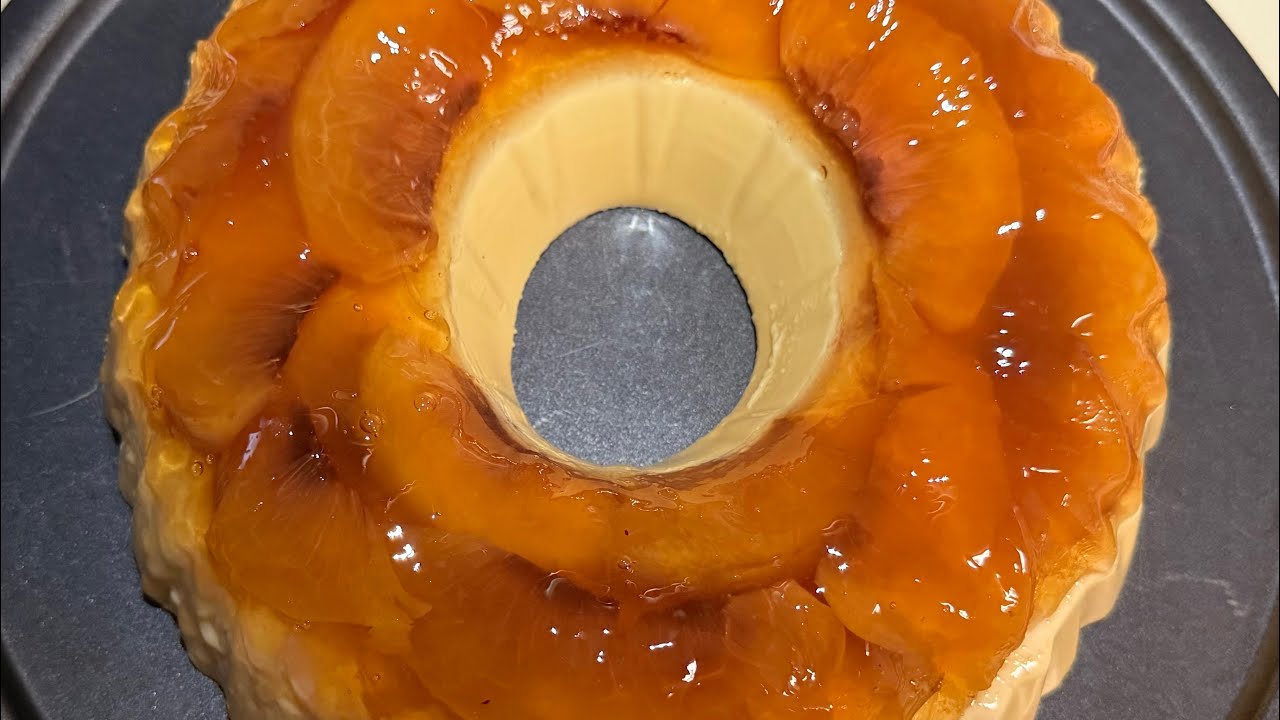 RECETA DE GELATINA DE DURAZNO #canaldecocina #receta #yummy #postresfaciles #gelatinas #parati #fy 