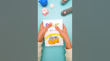 Cute Pusheen Papercraft: Squishy Book 📖🐱  #diy #art #papercrafts