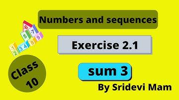 TN class 10 maths chapter 2 Numbers and sequences ex 2.1 sum 3 10th std tamil full book new syllabus