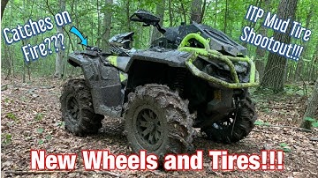 My 2020 Can-Am Outlander 650 XMR Gets NEW WHEELS and TIRES!!! | ITP Mega Mayhem vs. ITP Cryptid