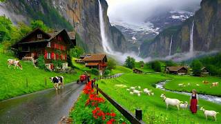 Life in Switzerland Heavenly Villages Surprised Me A Lot - Slow Walk in Most Beautiful Countryside screenshot 3