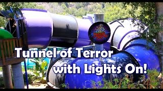 Hd Pov Dr. Von Darks Tunnel Of Terror Water Slide With Lights On Pov 2014 - Water Park