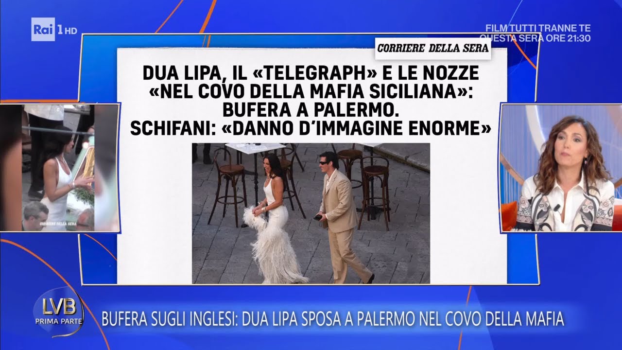 CLAMOROSO! DUA LIPA NELLA BUFERA: IL SUO MATRIMONIO IN SICILIA FINISCE AL CENTRO DI UNA POLEMICA INTERNAZIONALE! MEDIA INGLESI NEL MIRINO
