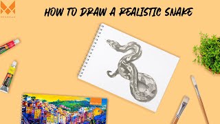 How To draw a Ball python Drawing | Ball python Painting |Pencil sketch Tutorials|MENORAH STATIONERY