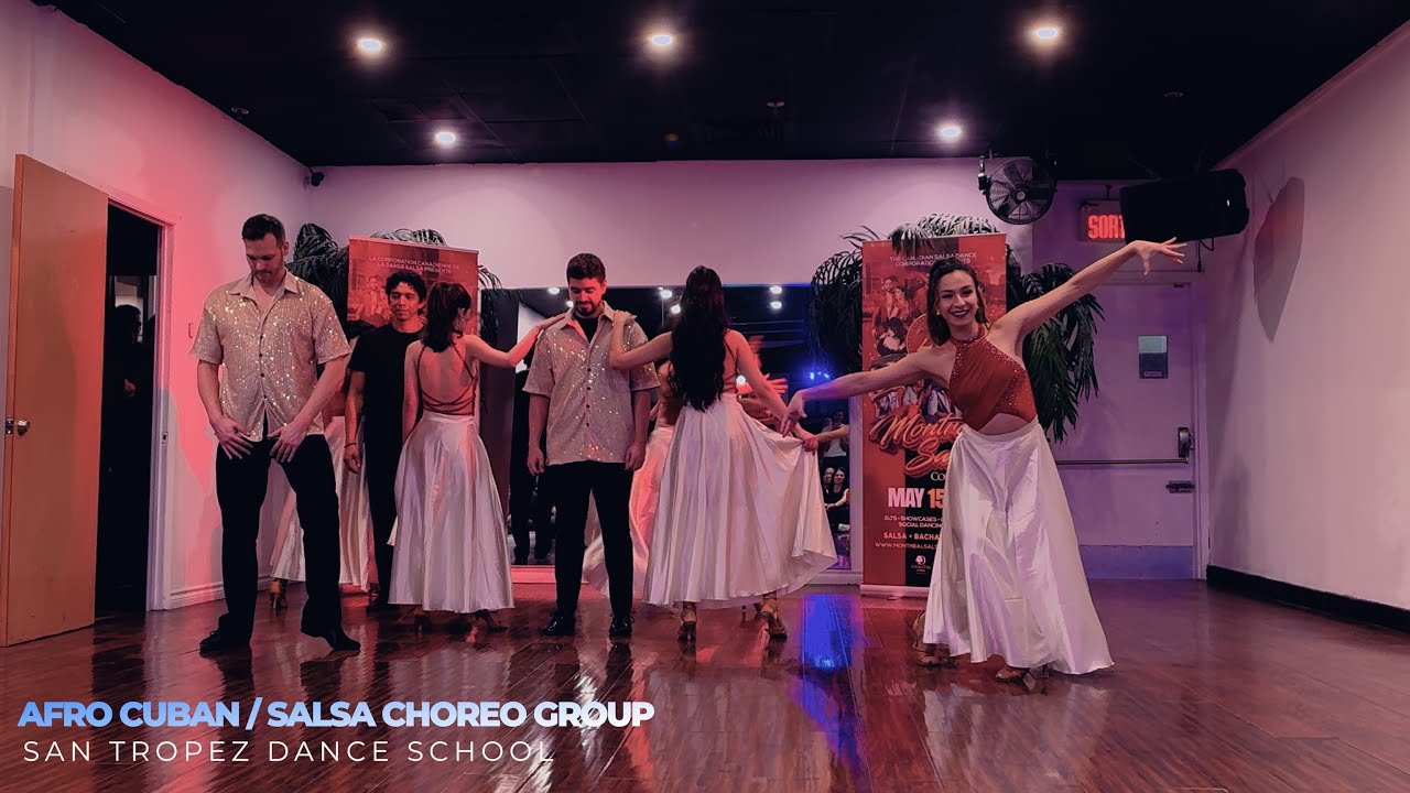 Afro Cuban Salsa Choreo Team (San Tropez Dance School) @ Bailamos 25-4-2025