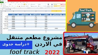 مشروع مطعم متنقل (food track) في الاردن (الدول العربية) + دراسة جدوى وشرح تفصيلي 2022