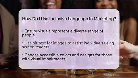 How Do I Use Inclusive Language In Marketing? - Everyday-Networking