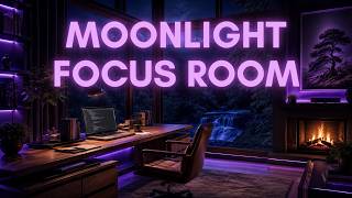 Moonlight Focus Room 🌙 Lo-fi R&B Mix | Smooth Chill Beats for Work & Study