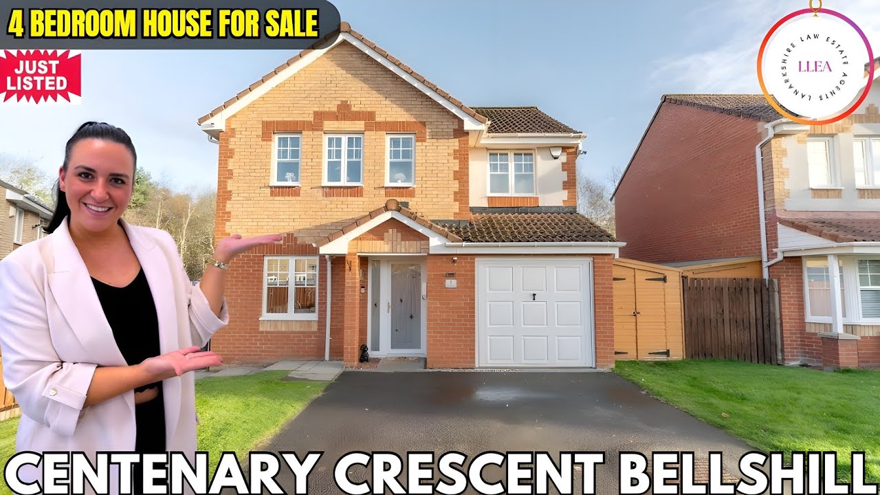 4 Bedroom Detached House for Sale in Bellshill UK | Centenary Crescent Property Tour