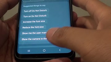 Samsung Galaxy S9: View a List of Bixby Voice Commands For Settings