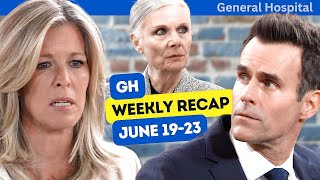 General Hospital Weekly Recap: June 19th-23rd, 2023 - see what you missed! #gh #generalhospital