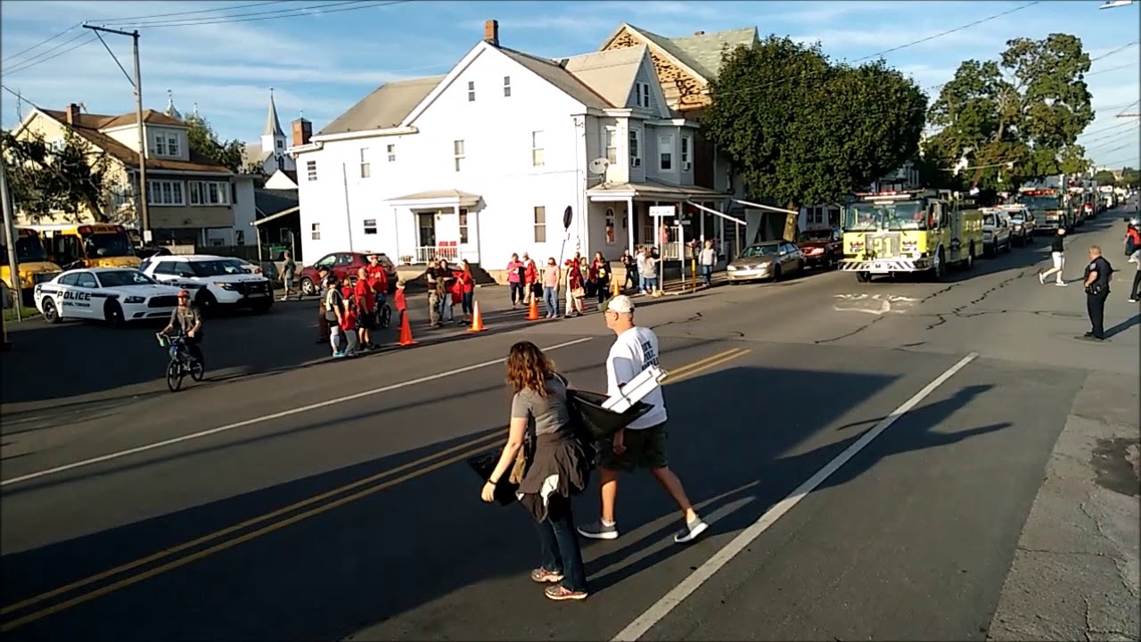Mount Carmel's Red Tornadoes First Game Parade 9 6 2019 YouTube
