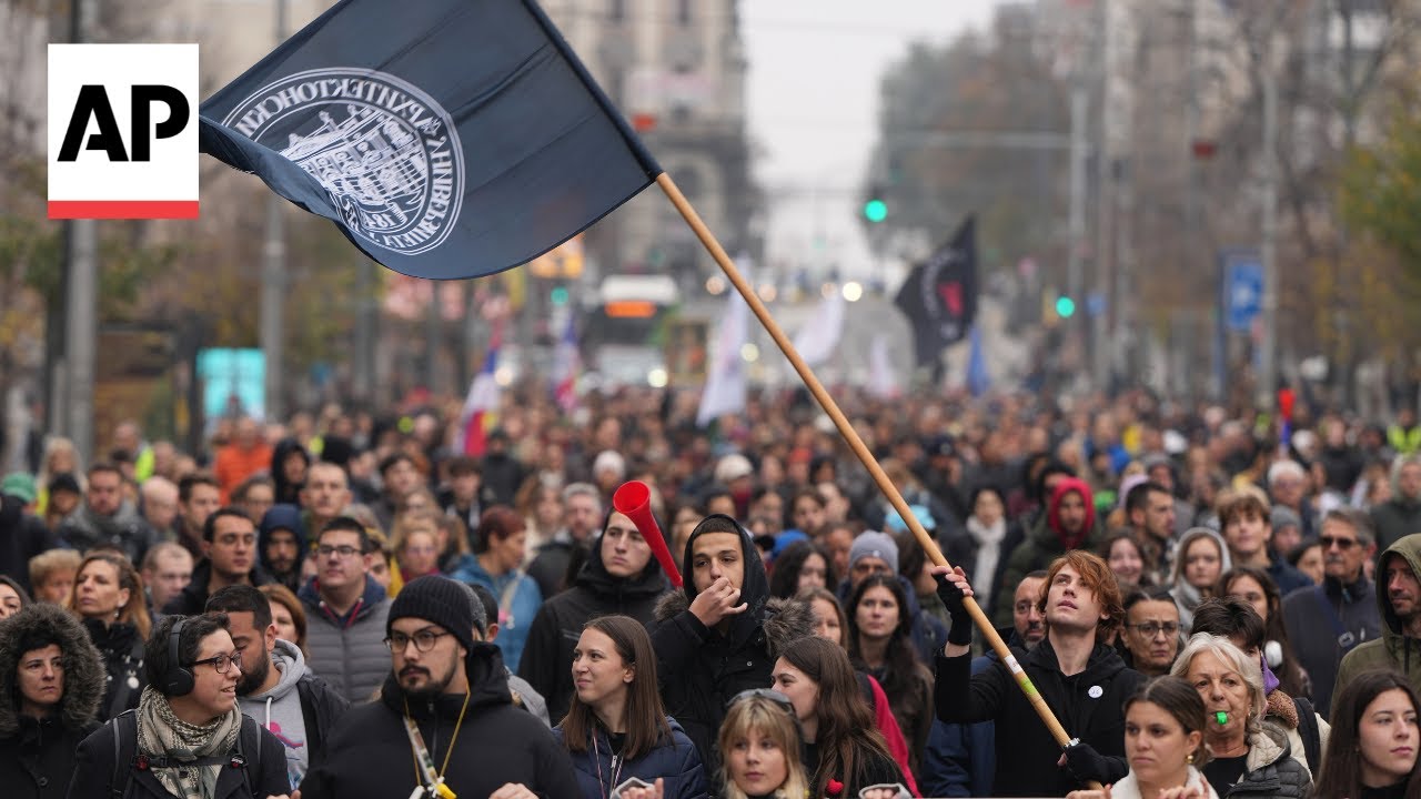 Thousands in Serbia vow to prevent real estate project linked to Jared Kushner
