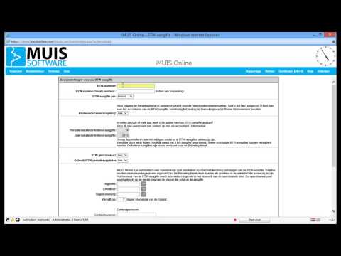 iMUIS Online boekhouden Instructievideo: Btw- aangifte