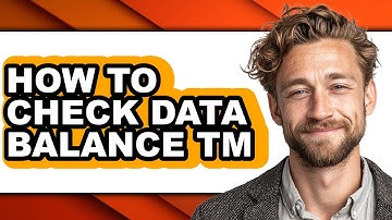 How to Check Data Balance Tm - Full Guide