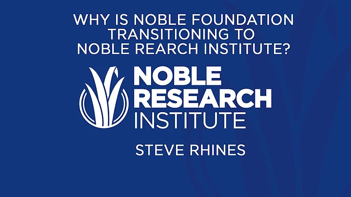 Why Transition from Noble Foundation to Noble Rese...