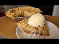 Dutch Style Apple Pie | A pie with a homemade Apple filling, bottom crust and a crumb topping