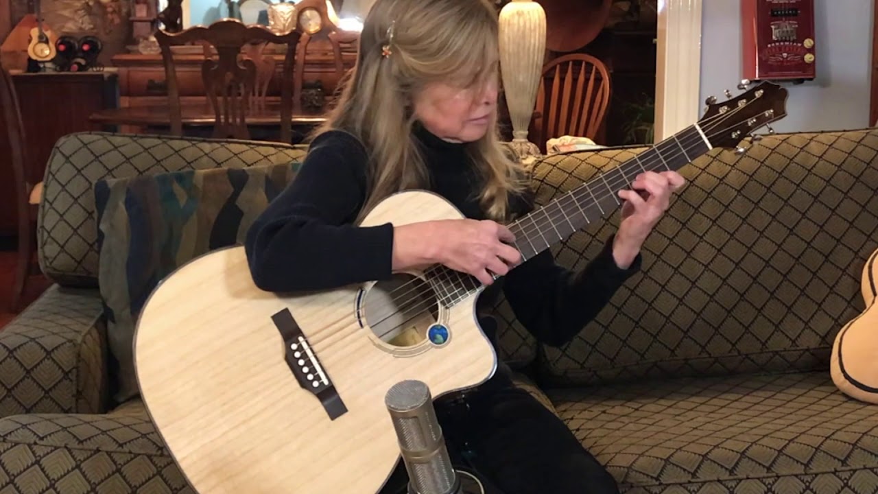 Paulownia guitar Muriel Anderson plays Two Shores YouTube