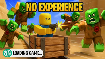 Making A Roblox Game with AI To Make ROBUX