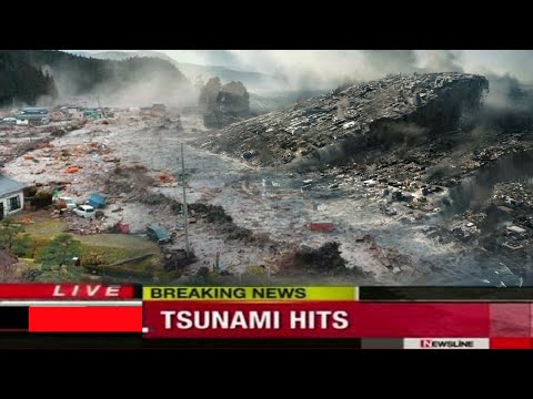 Terrible tsunami hit the USA, Australia, Chile, Peru and Japan!