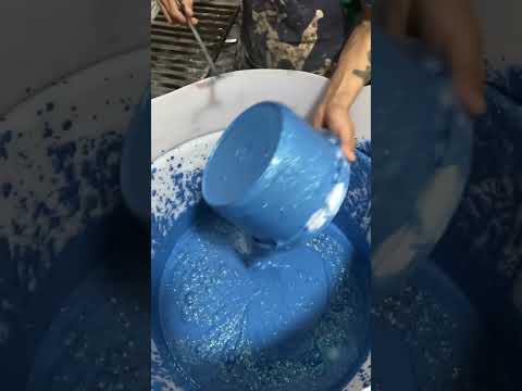 ​The Most Satisfying Blue Paint Mix You'll See Today! 🪄✨