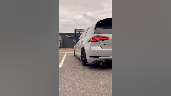 GOLF GTI MK7 perfect fitment #golf #gti #volkswagen #stance #fitment #reels #repost