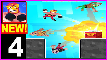 Punch Bob level 76 to 100 Punch Them - New Update Gameplay Walkthrough Part 4 - All Levels Solution