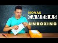 Unboxing de CÂMERAS - (Novo modelo de CÂMERAS📸) Junior YTB