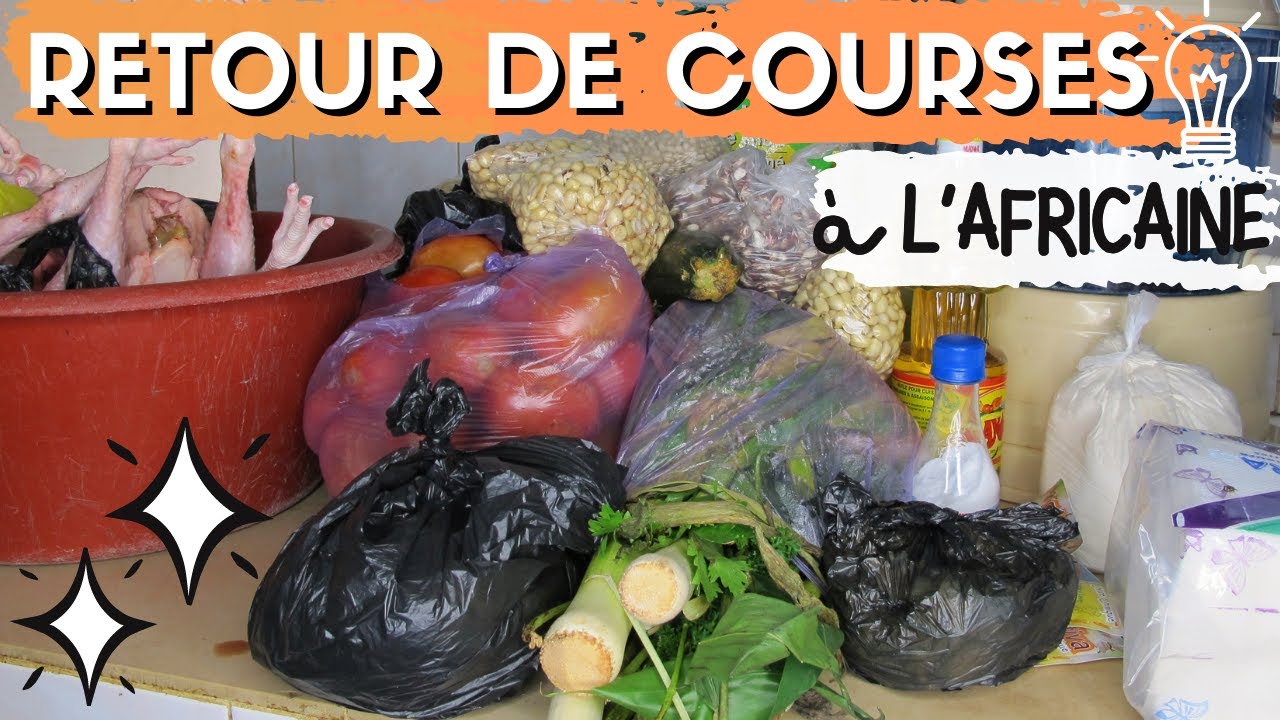 🛒RETOUR DE COURSES A L' AFRICAINE  MALGRE LA VIE CHER AU CAMEROUN!