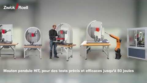 Mouton Charpy Izod  Essai Impact