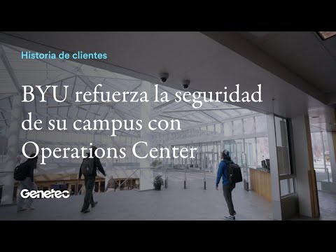 Cómo BYU fortalece la seguridad del campus con el Operations Center