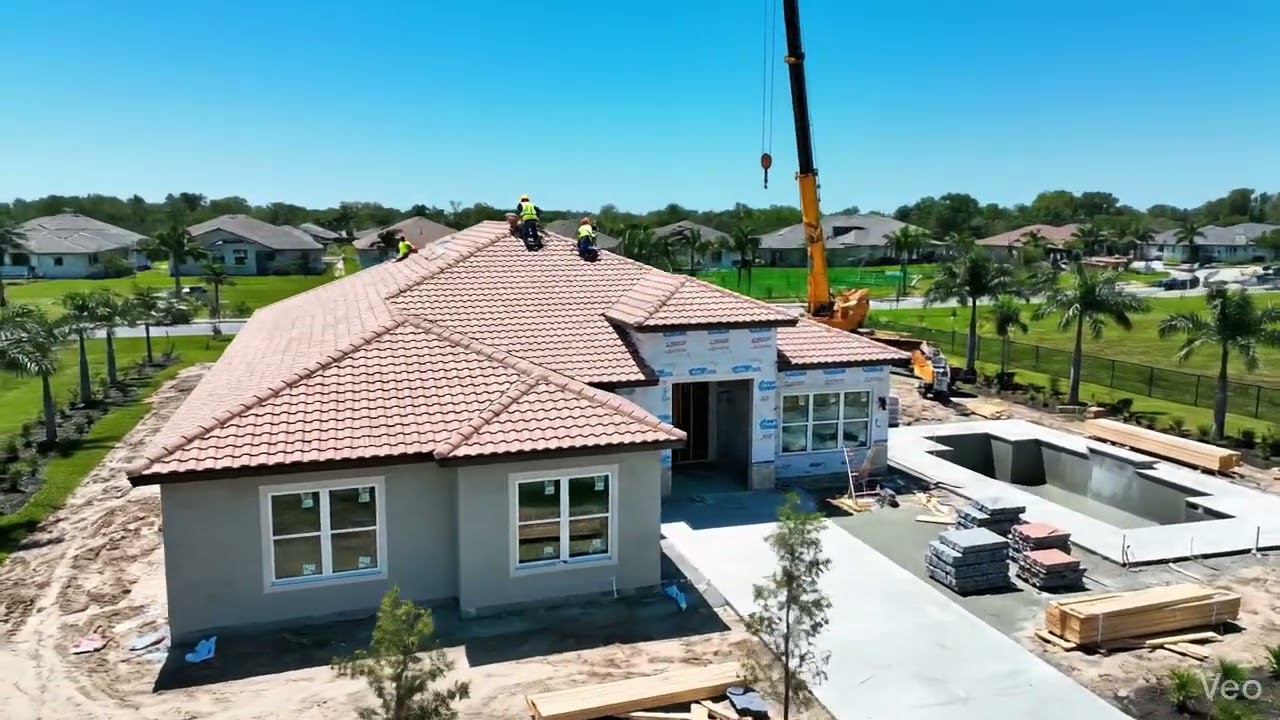 Drone video of New Construction Florida