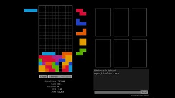 Jstris - Trying to adjust to a new keybind by randomly 3-6 stacking and freestyle tspining