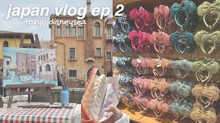 JAPAN VLOG EP 2 ✨ tokyo disneysea attractions, merch + food (w/ prices), tips for visiting disneysea