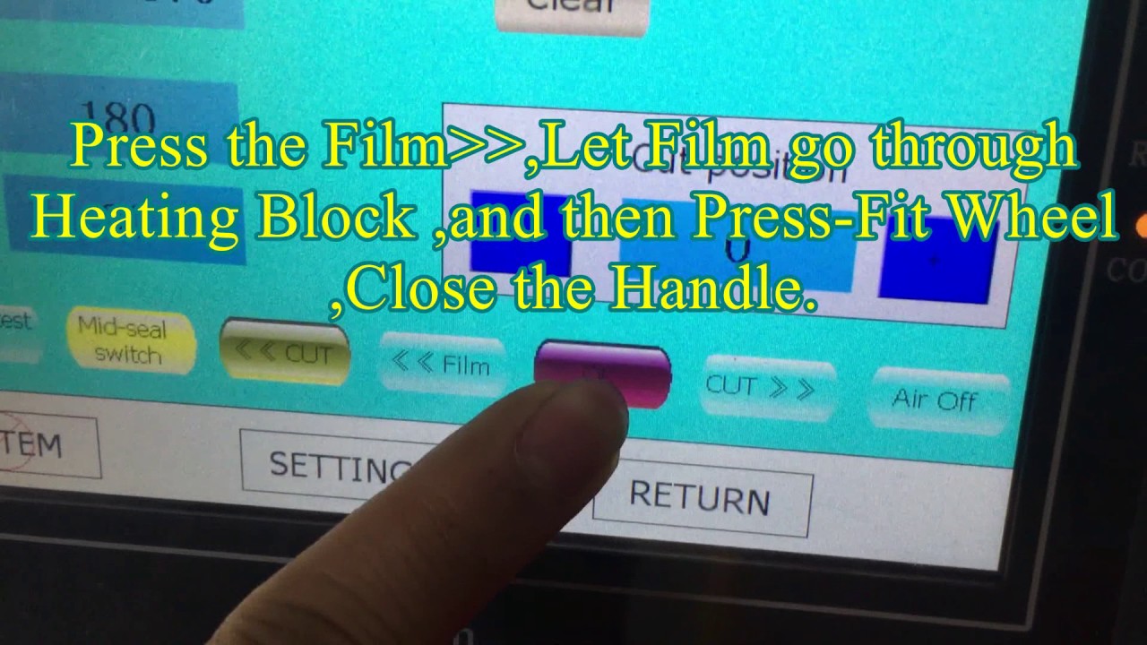 Flow WRAPPING MACHINE ,PILLOW PACKAGING MACHINE,Film Installing and Color Mark Follow up cut Setting