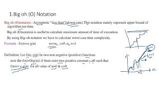 Asymptotic Analysis: Big O oh Notation