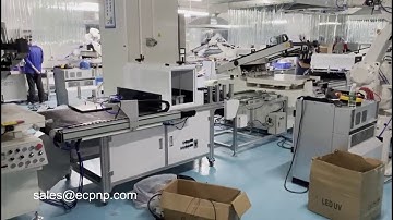 Full Auto Flat Screen Printing and LED UV Curing