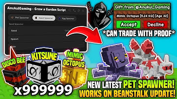[🌱] NEW PET SPAWNER! 🦝 Grow a Garden 🌶️ Script! • No Key 🔥 *UNPATCHED* ✅ 100% Work 🌈 - Anukul Hub V4