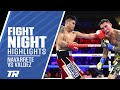 Navarrete outslugs  outlast valdez to retain title in instant classic  fight highlights