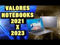 Notebook mais barato em 2023 contra 2021. Notebook Asus AMD Ryzen 5-3500U, 8GB RAM, SSD 256GB.