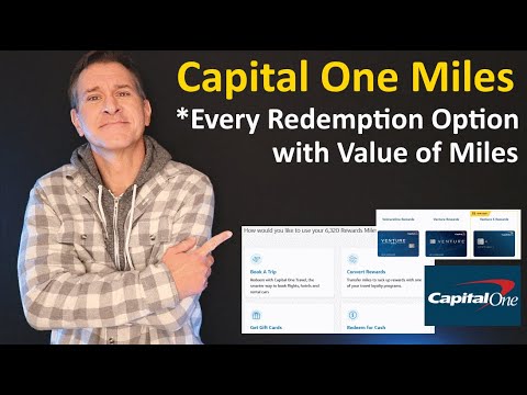 Capital One Venture Miles Redemption Options - Best way to use, how they work, value per mile